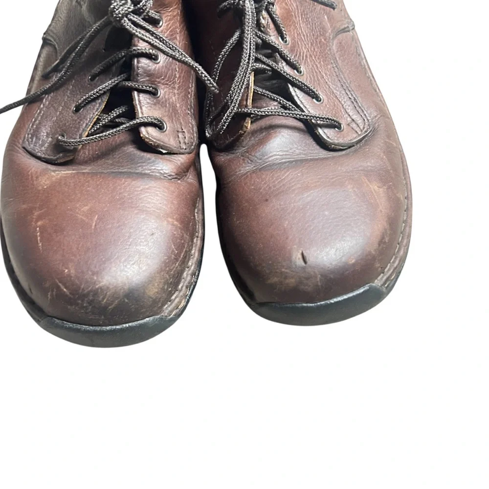 Red Wing Brown Leather Work Durable Shoes Men Size 8.5D